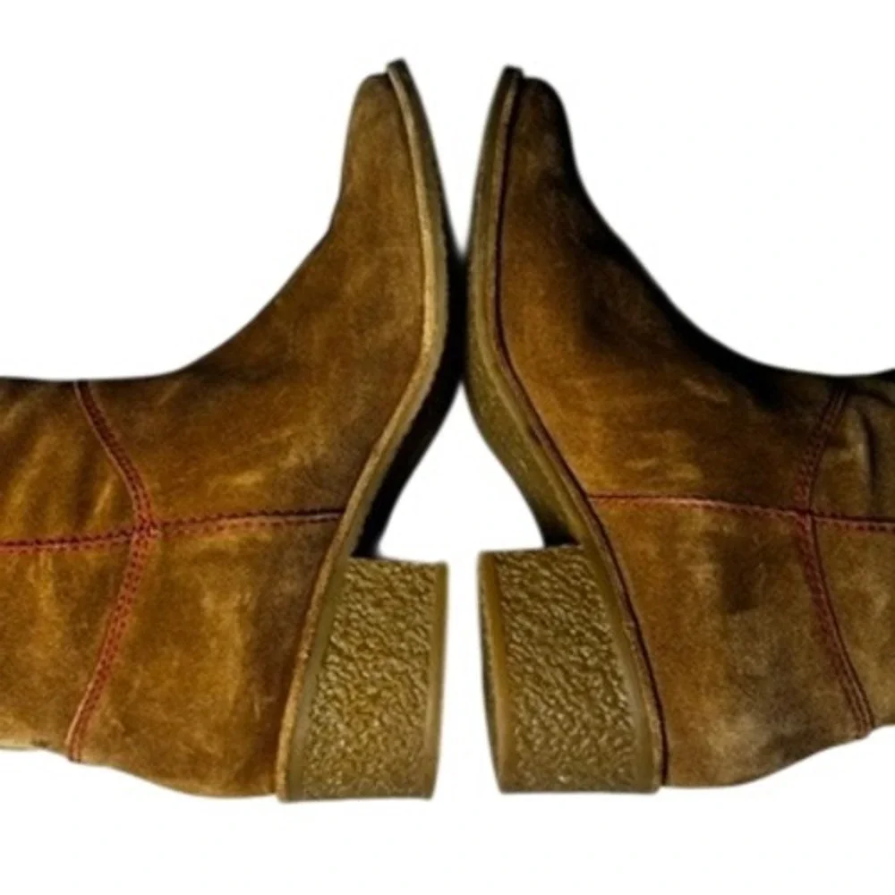 Kate Spade New York Size 10 Suede Collins Campus Knee High‎ Boots Tan Block Heel